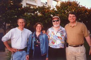 Bob with Jerry Weist, Phyllis, and Glynn Crain.
